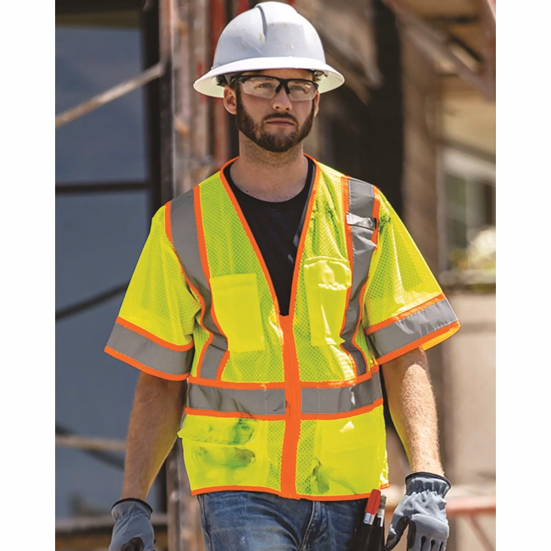 Unisex Ultra-Cool™ Six-Pocket Mesh Surveyor's Vest - 1242-1243