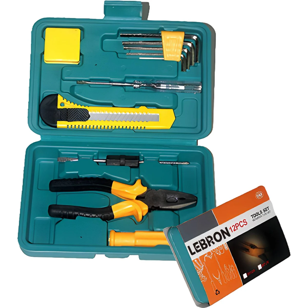 12-Piece Hardware Tool Kit w/Box 1