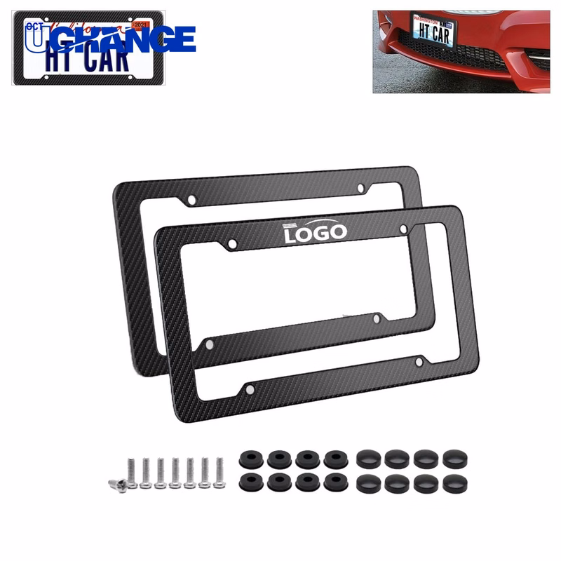 Carbon Fiber Pattern License Plate Holder