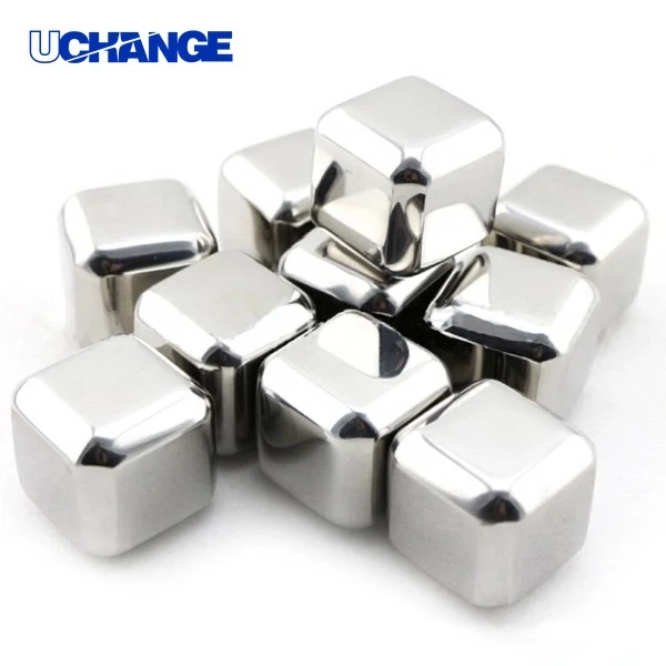 Stainless Steel Chilling Ice Cubes for Beverage Cooling & Home Bars 1