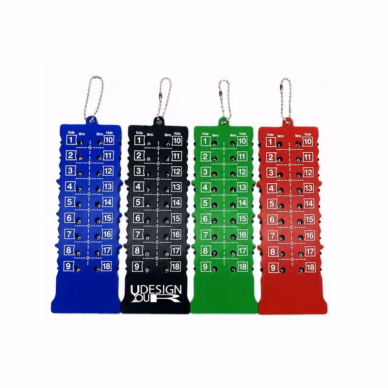 Custom Golf Score Tracking Board With Key Chain