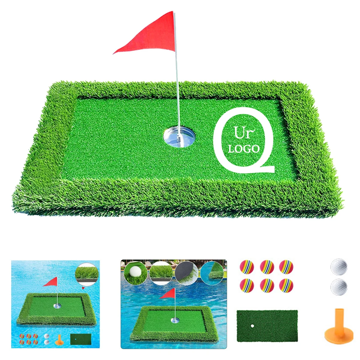 23 X 35 Inch Floating Golf Putting Green 1