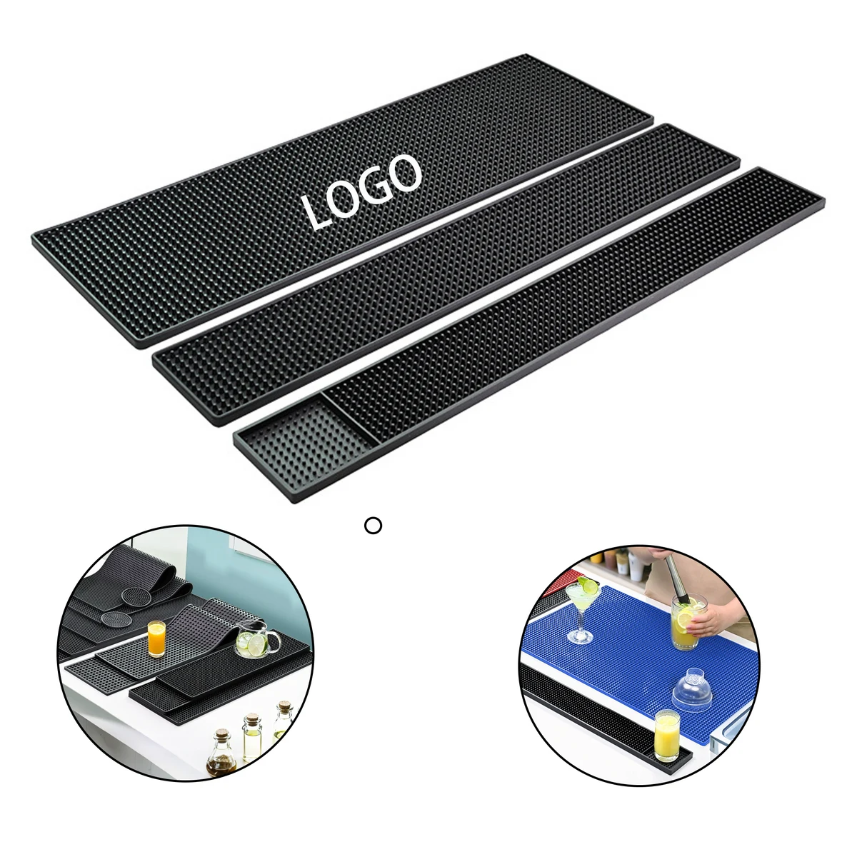 Heavy Duty Vinyl Bar Counter Rail Mat 1