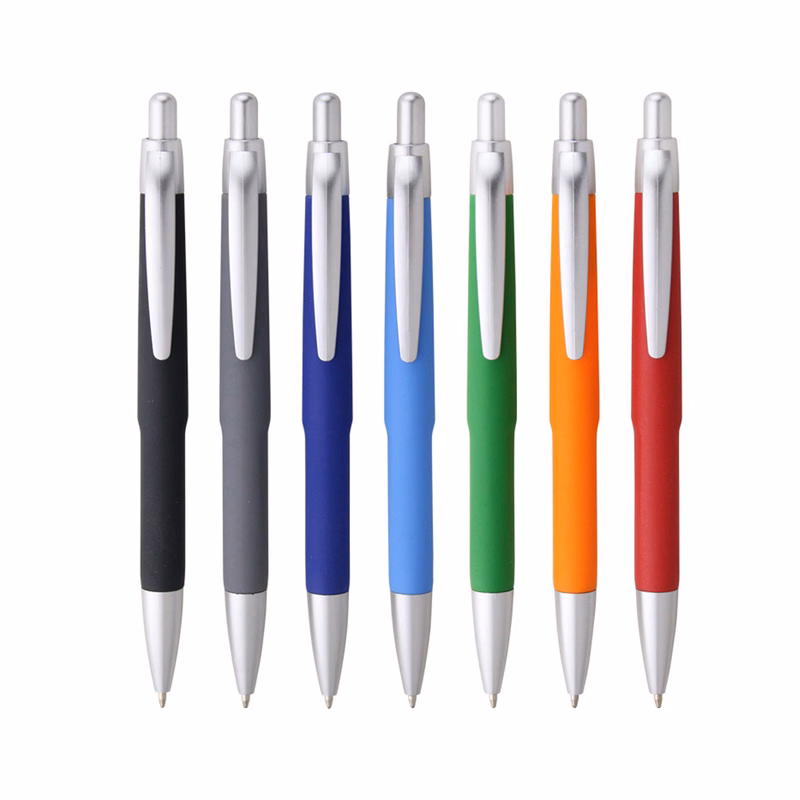 Soft Touch Matte Ballpoint Pen with Logo