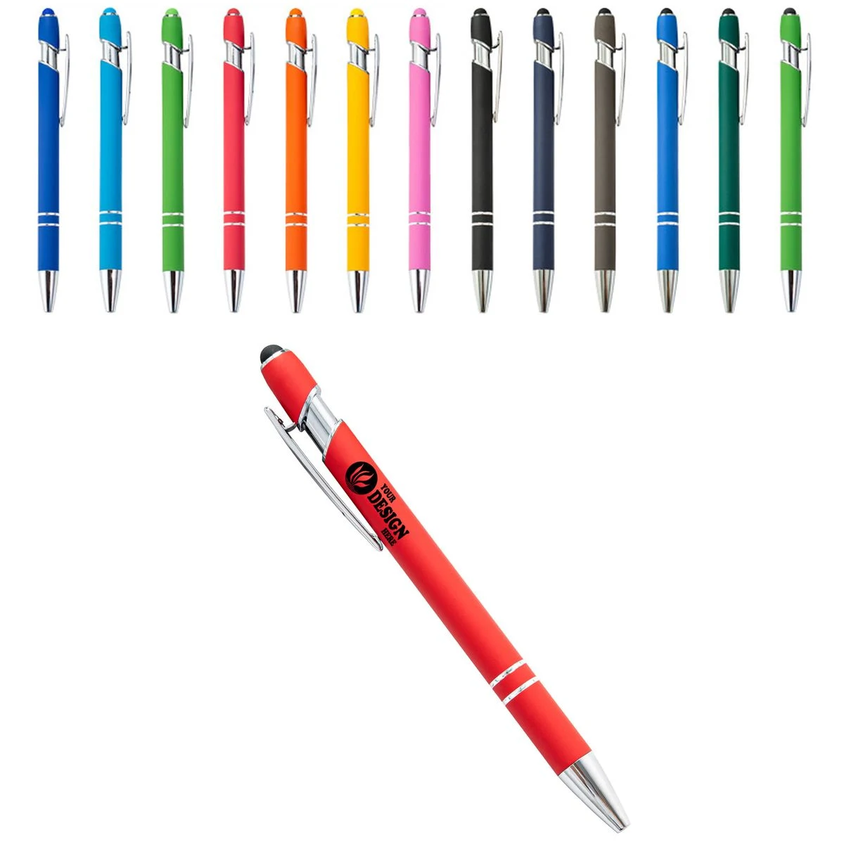 Aluminum Click Ballpoint Pen, custom pen with logo imprint 1