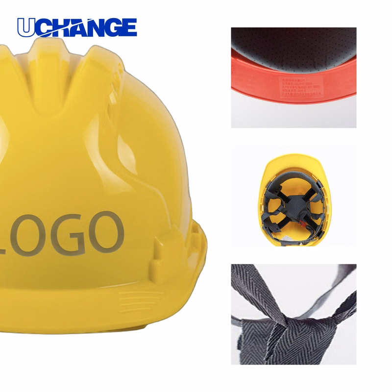 Safety Light Weight Plastic Safety Helmet for Jobsite Use