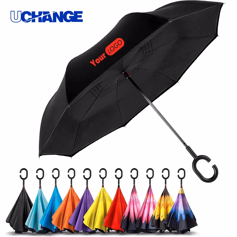 42.5 Inch Arc Reversible Inverted Umbrella for Weather