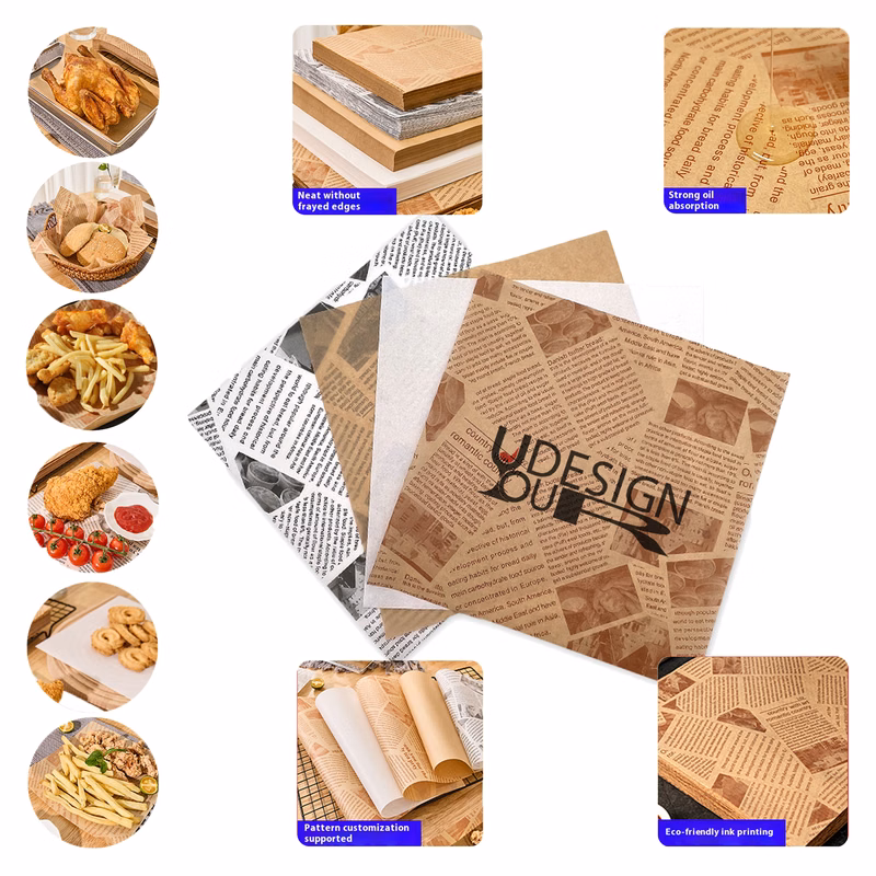 11.8x11.8in Sandwich & Burger Wraps