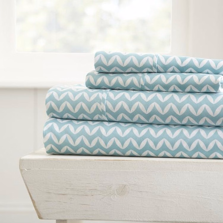 Duvet Cover Sets - Light Blue Queen 3 Piece