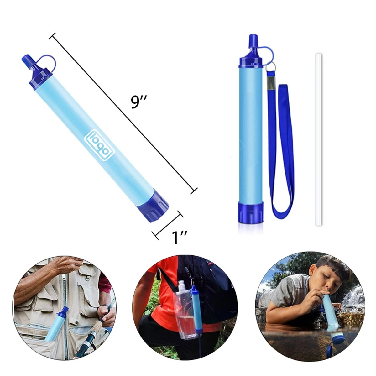 Personal Water Filter Portable Purifier Straw 1