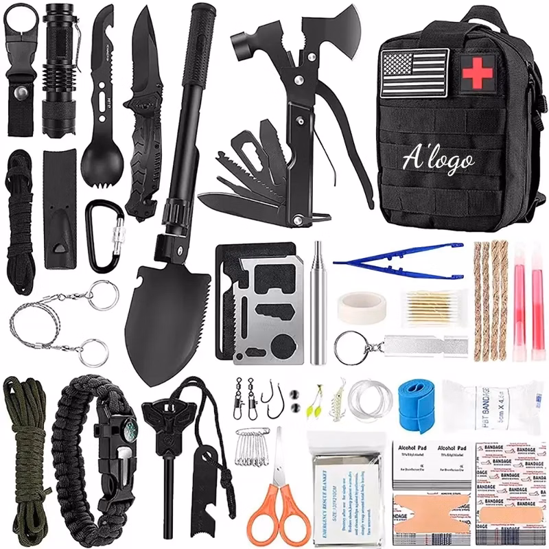 Professional Survival Gear with Molle Pouch
