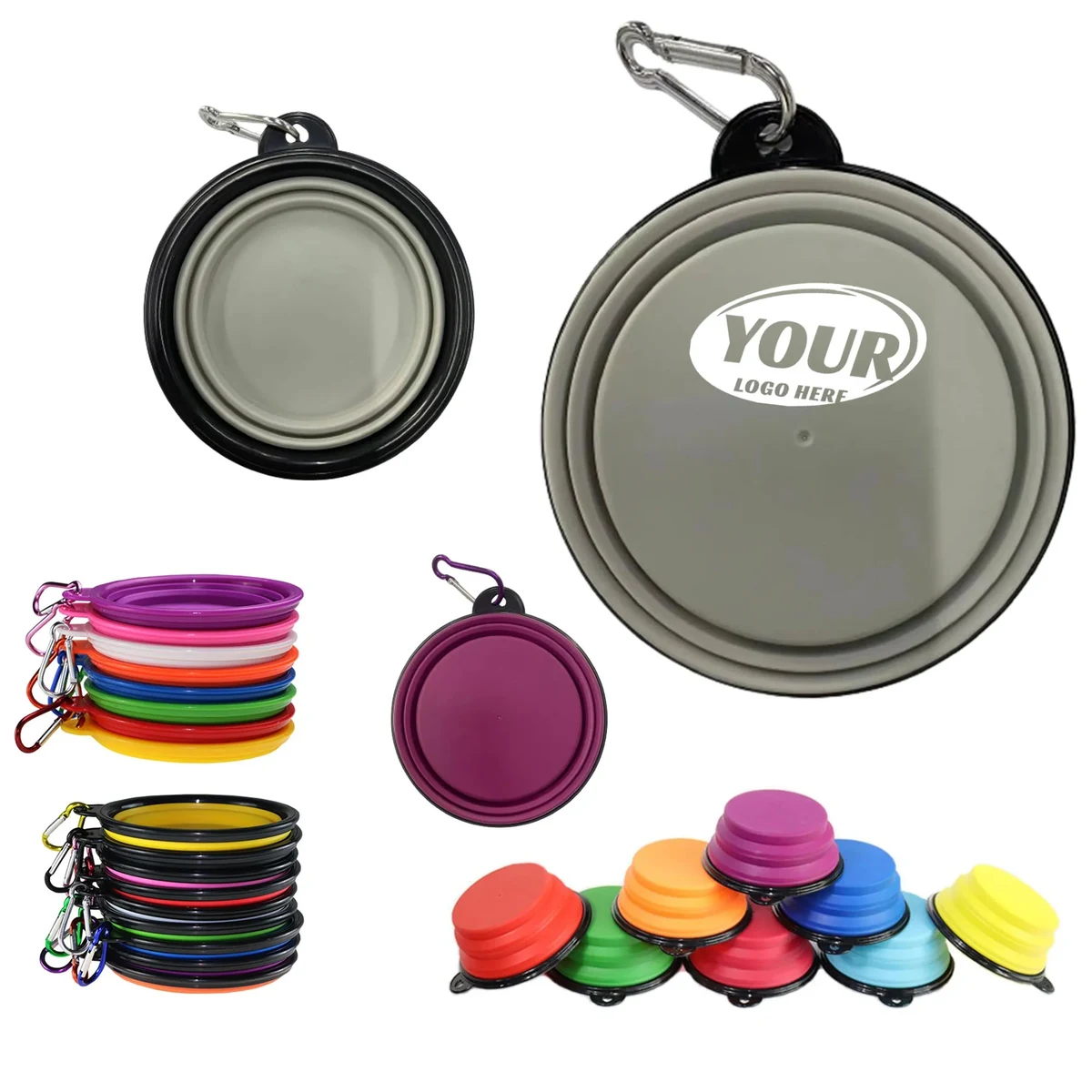 Collapsible TPE Pet Dog Bowl 1