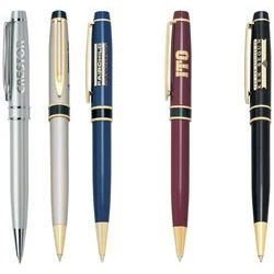 Max Twist Ballpoint Brass Pen 1