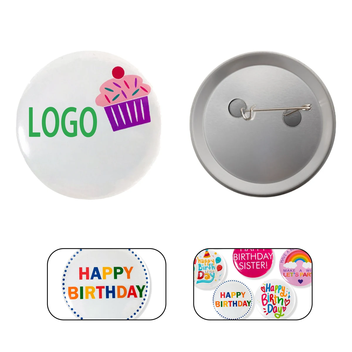 2.3" Inch Round Custom Button 1