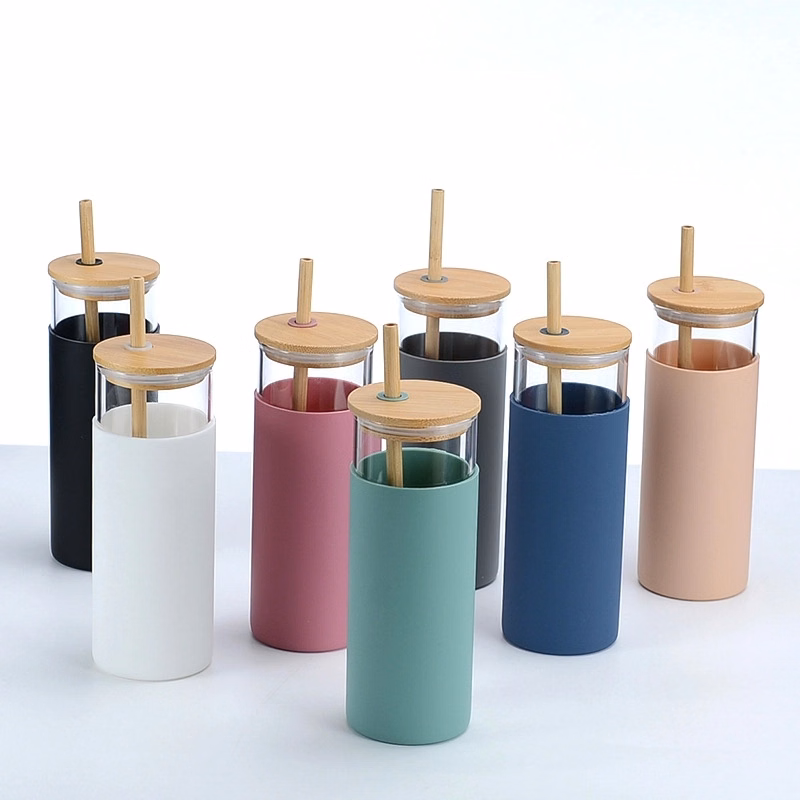 Glass Tumbler with Lid