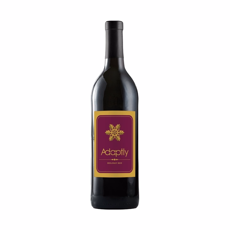 Labeled Cabernet Sauvignon Red Wine with Full-Color Custom Label