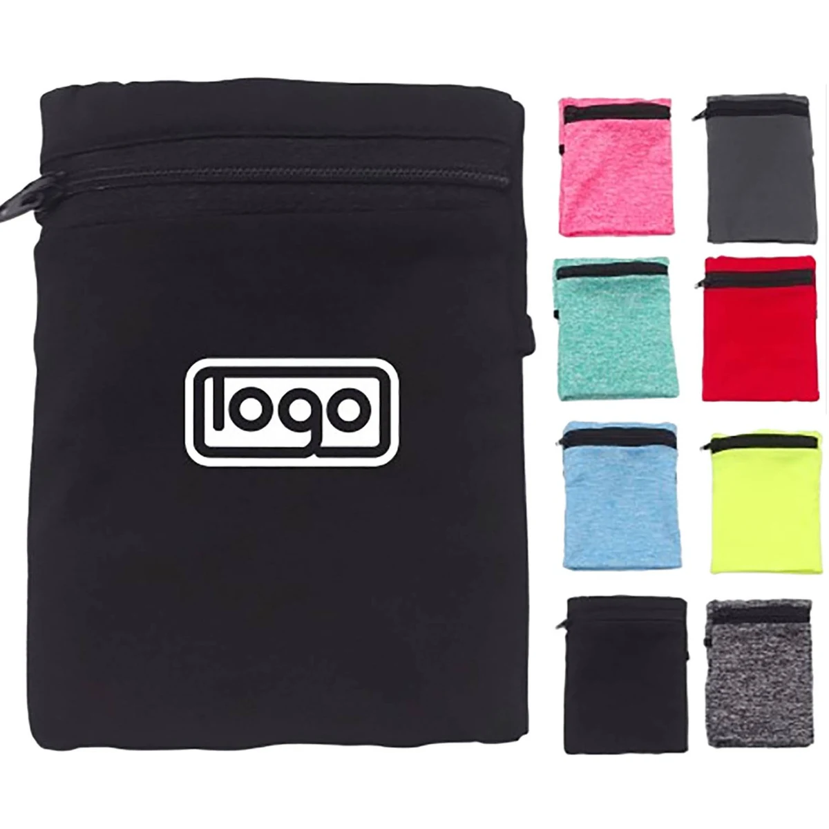 Lightweight Polyester Sports Wrist Pouch 1