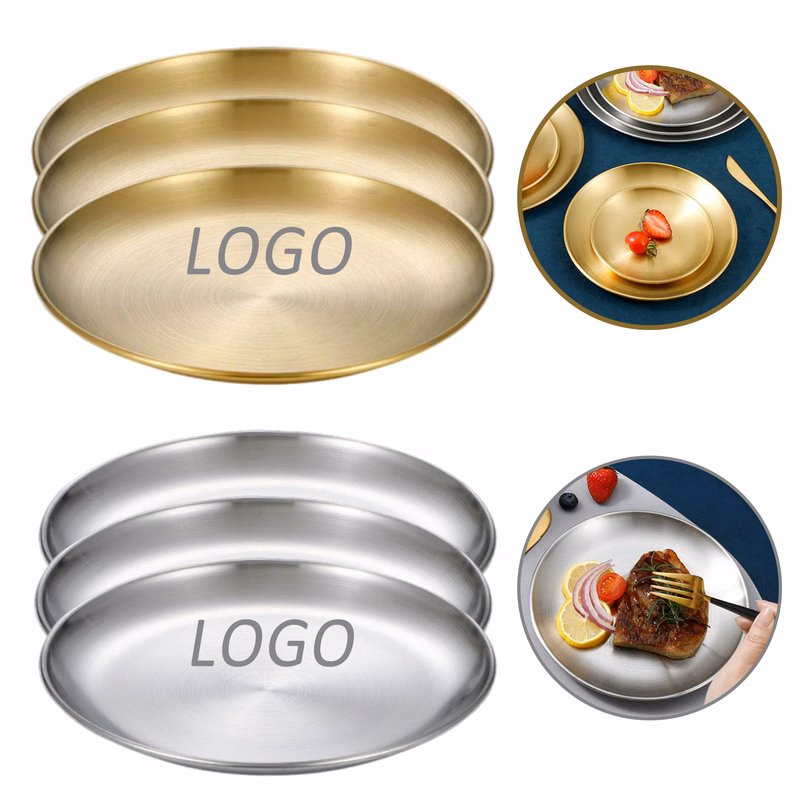 6.7" Stainless Steel Plates Available