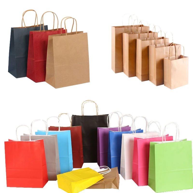 Multi-color Kraft Shipping Bag 1