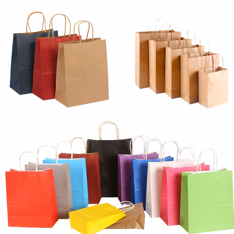 Multi-color Kraft Shipping Bag
