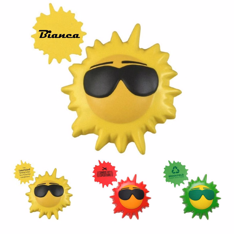 PU Foam Sun Shaped Stress Reliever