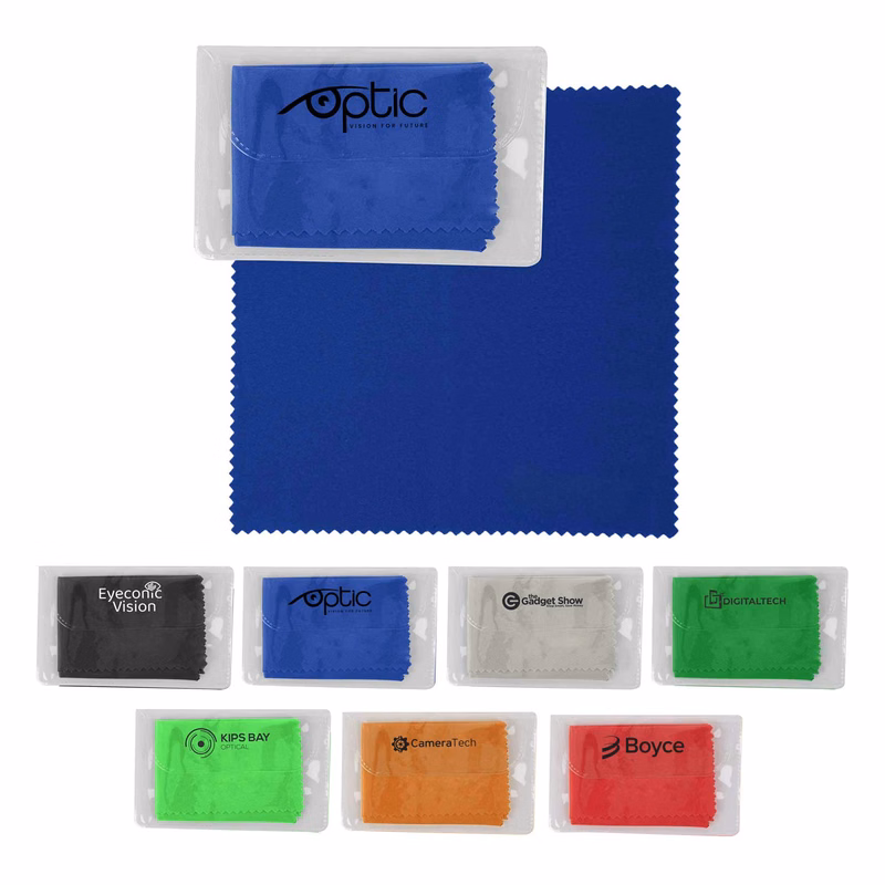 RPET Microfiber Cleaning Cloth In Case
