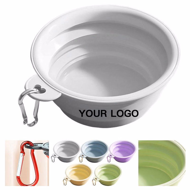Portable Silicone Pet Feeding Bowl 12Oz