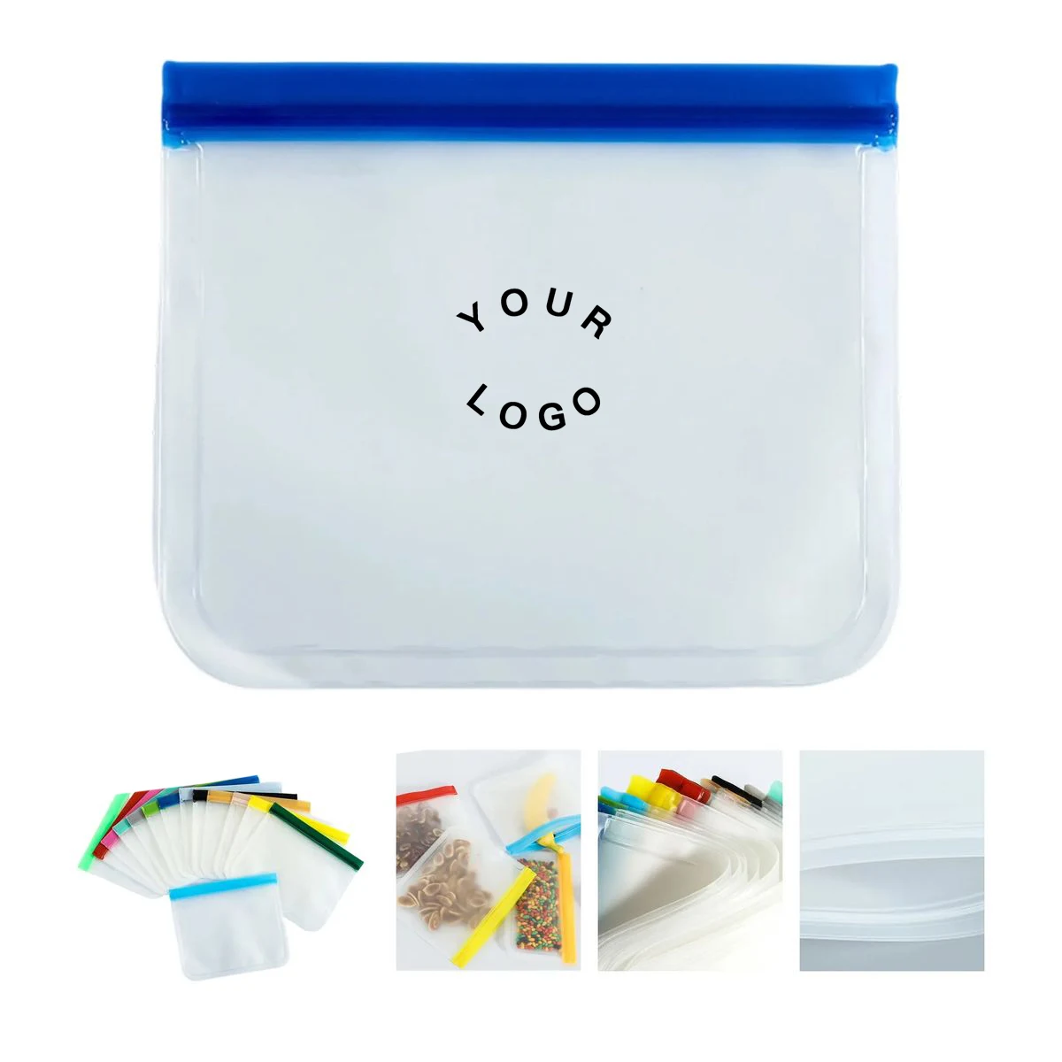 Reusable PEVA Bag for Freezer and Fridge Storage 1