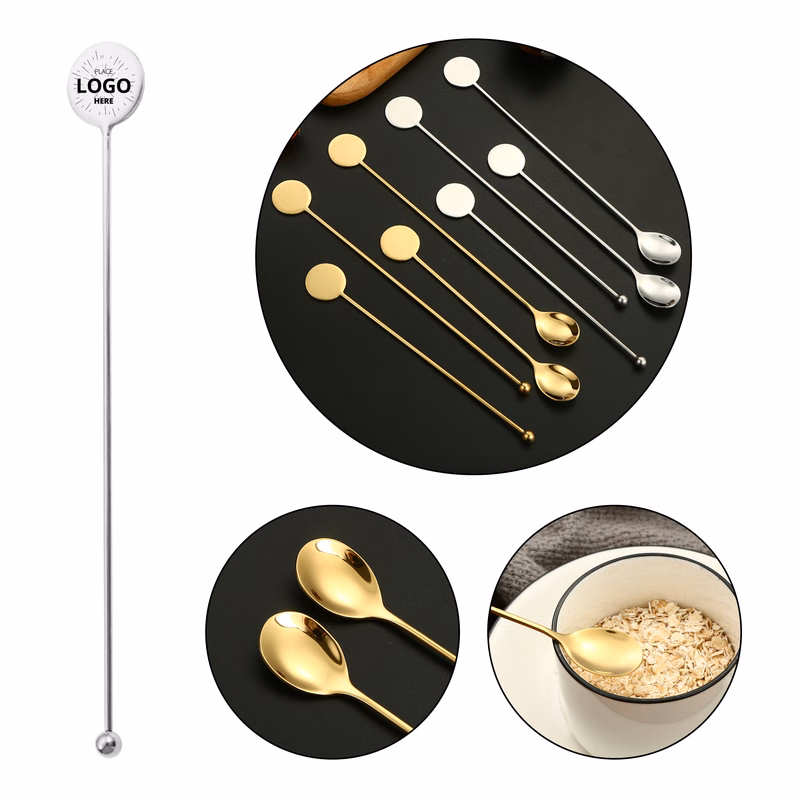 Disk Top Stainless Steel Cocktail Stirrer