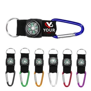 Outdoor Carabiner With Compass 1
