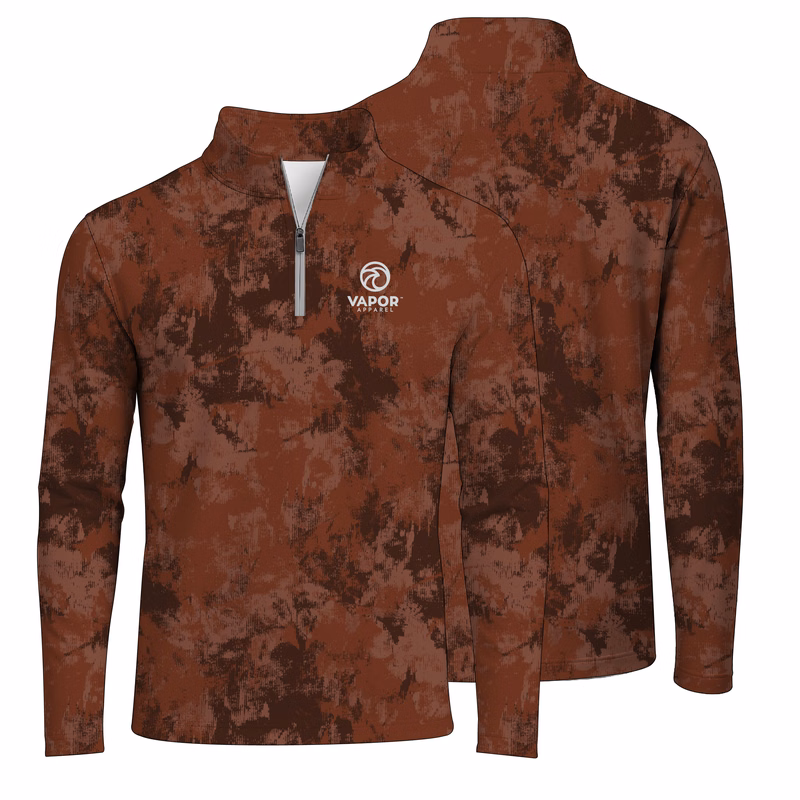 Vapor Apparel Full Sublimation Men's Lightweight Quarter-Zip