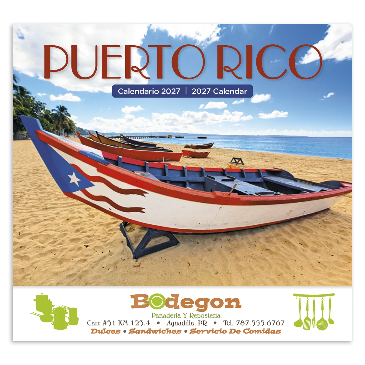 Good Value™ Puerto Rico - Stapled Calendar 1