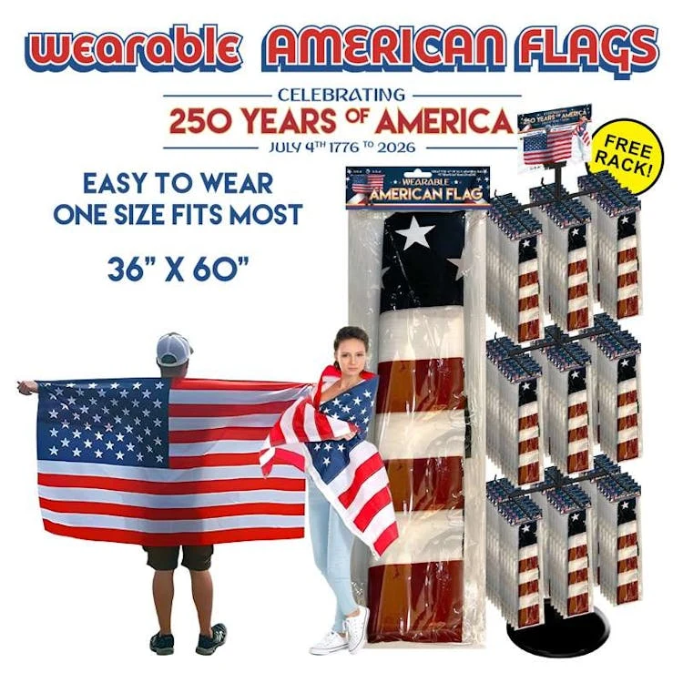 Full Size USA Body Flags - 30" x 60" 1