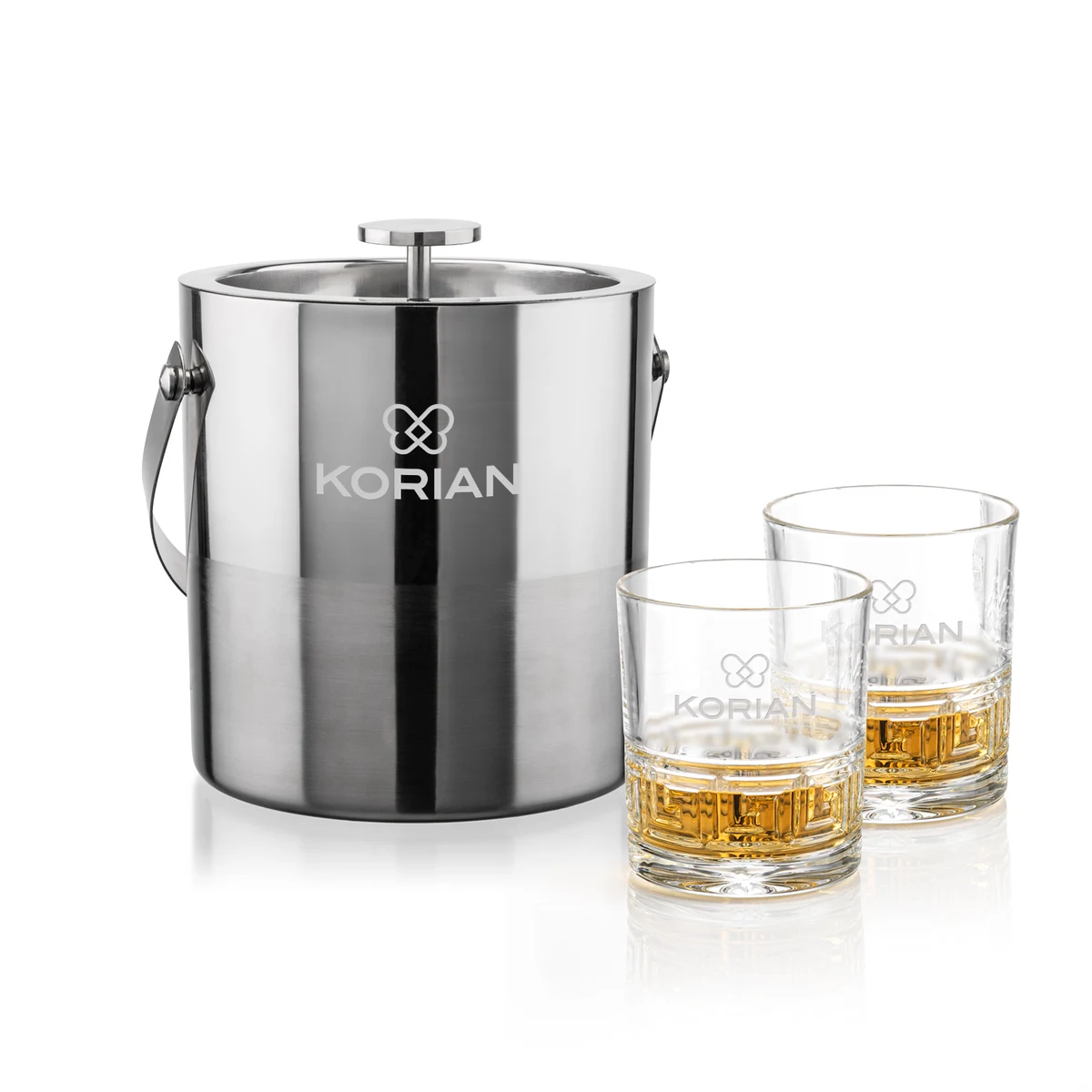 Catania Ice Bucket & Libretto On-the-Rocks Set 1