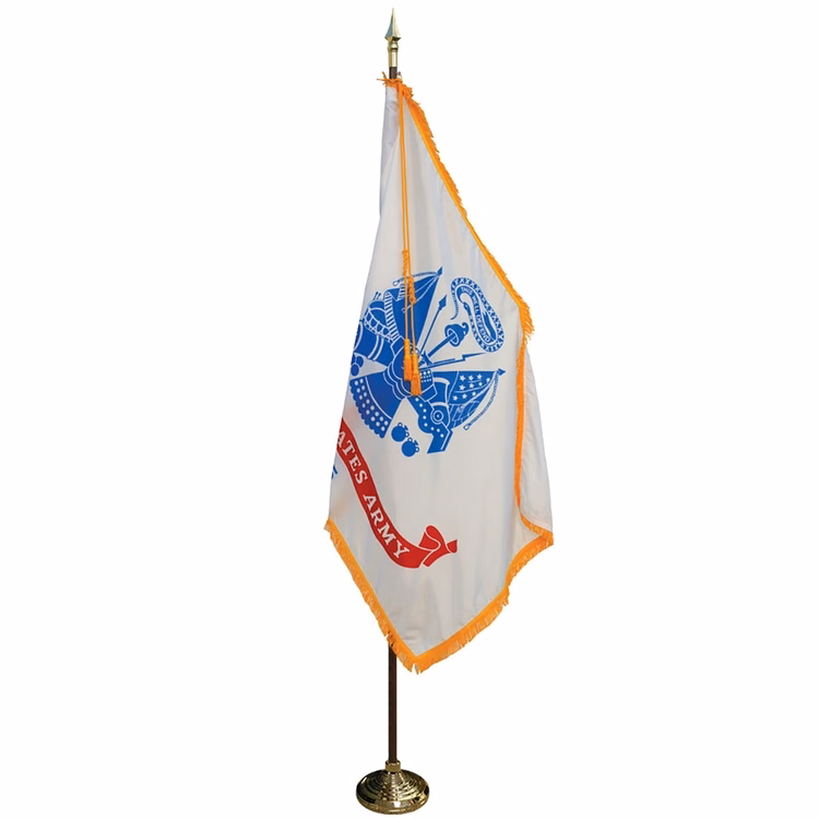 7' Pole & 3' x 5' Flag - Army Indoor Presentation Set