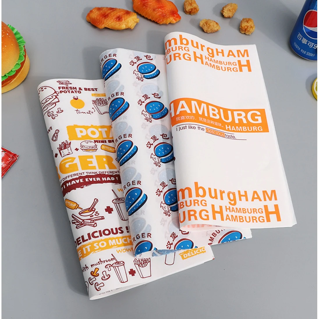 Food Wrapping Paper(100 Sheets Set) 1