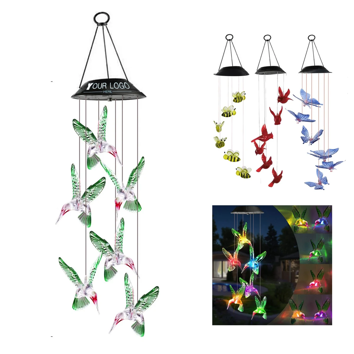 Solar LED Light Chime 1