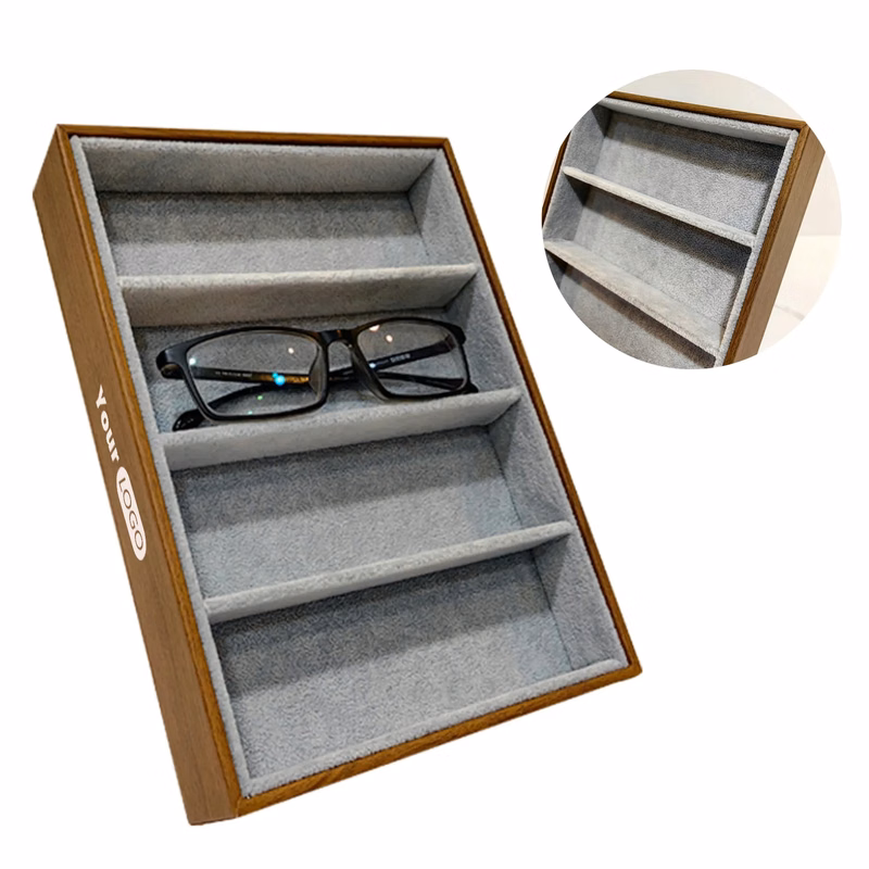 Fleece Glasses Storage Display Box