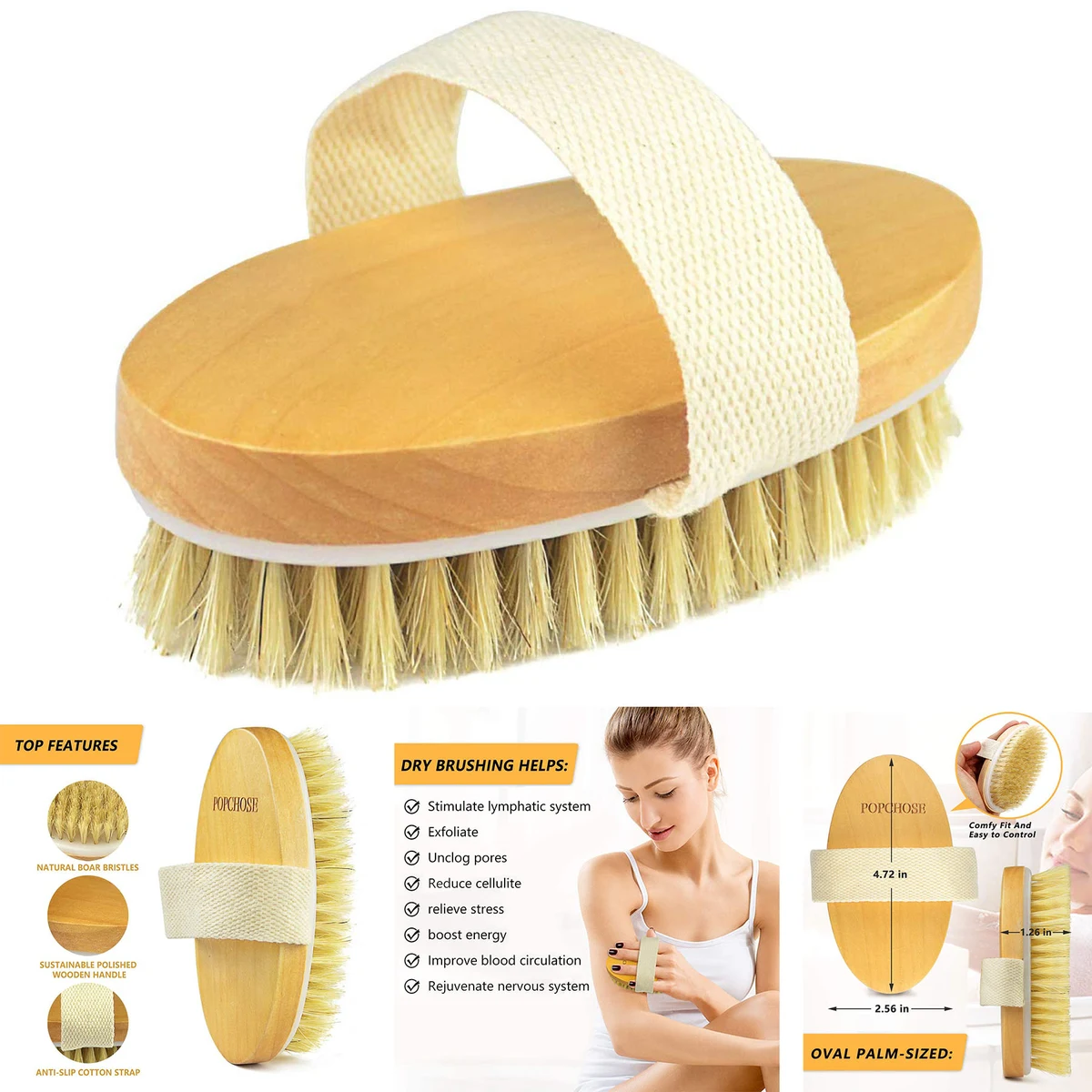 Dry Brushing Body Brush 1