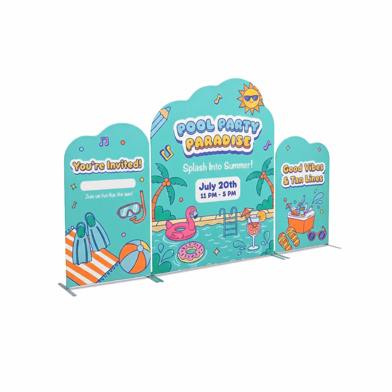 Cloud Shaped Backdrop Kit Hardware L
