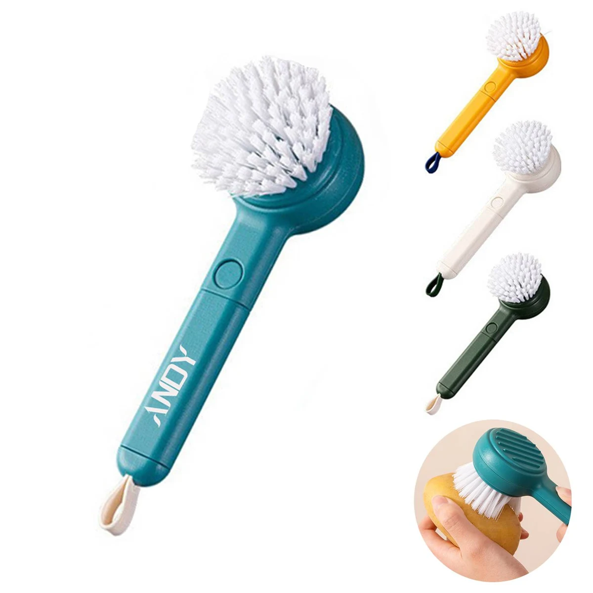 Fruit Brush Paring Knife 2 in 1 1
