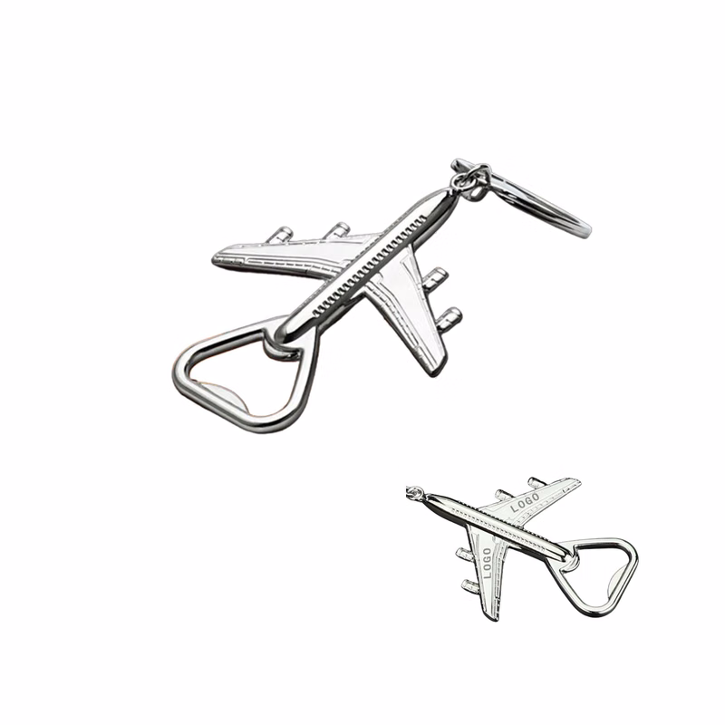 Airplane Keychain Beer Opener
