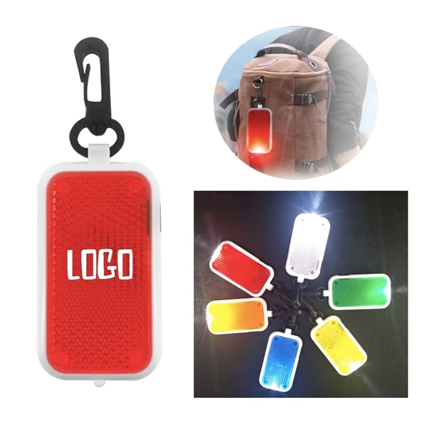 Custom 4.5 Inch LED Reflector Warning Light with Clip — Running & Outdoor Safety 1
