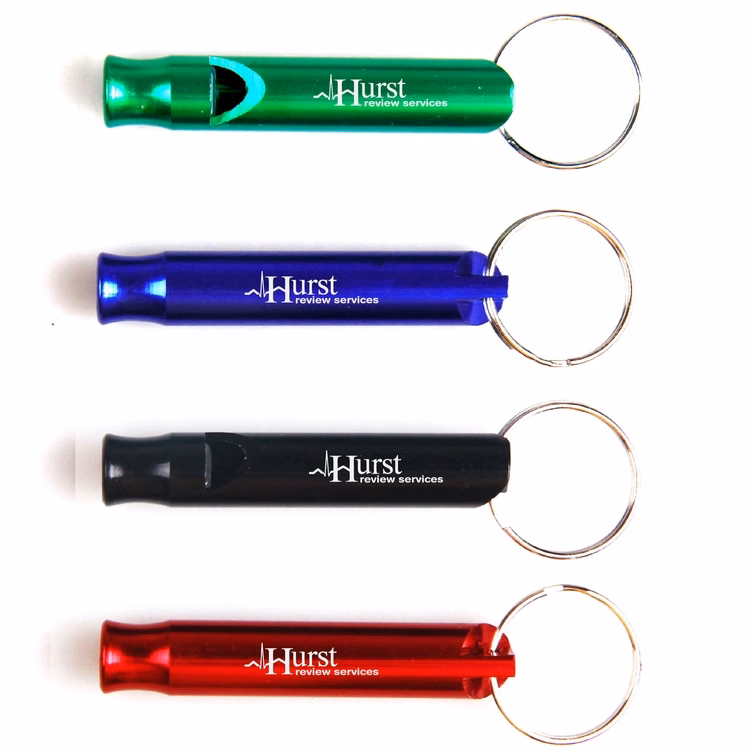 Whistle with Split Key Ring