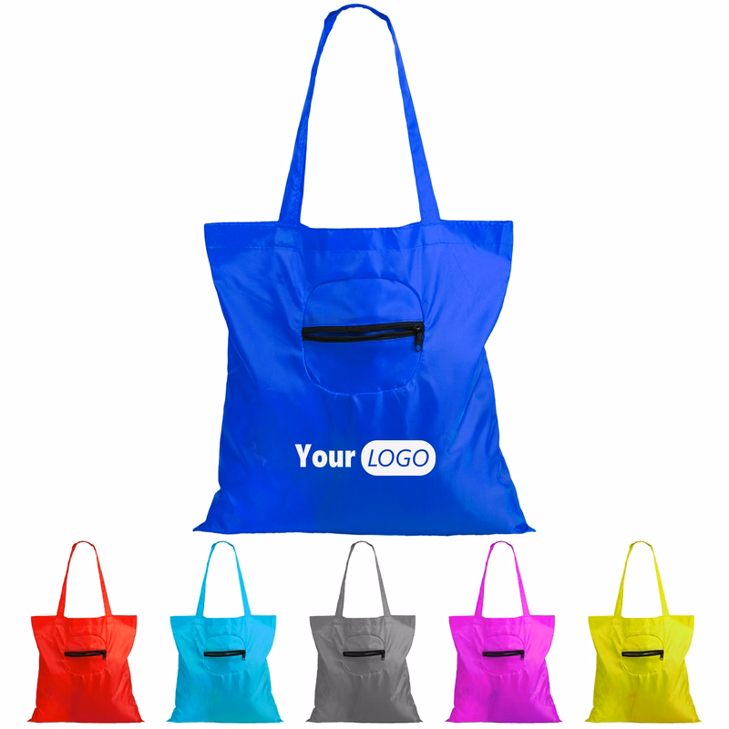 Polyester Customizable Reusable Foldable Shopping Bag
