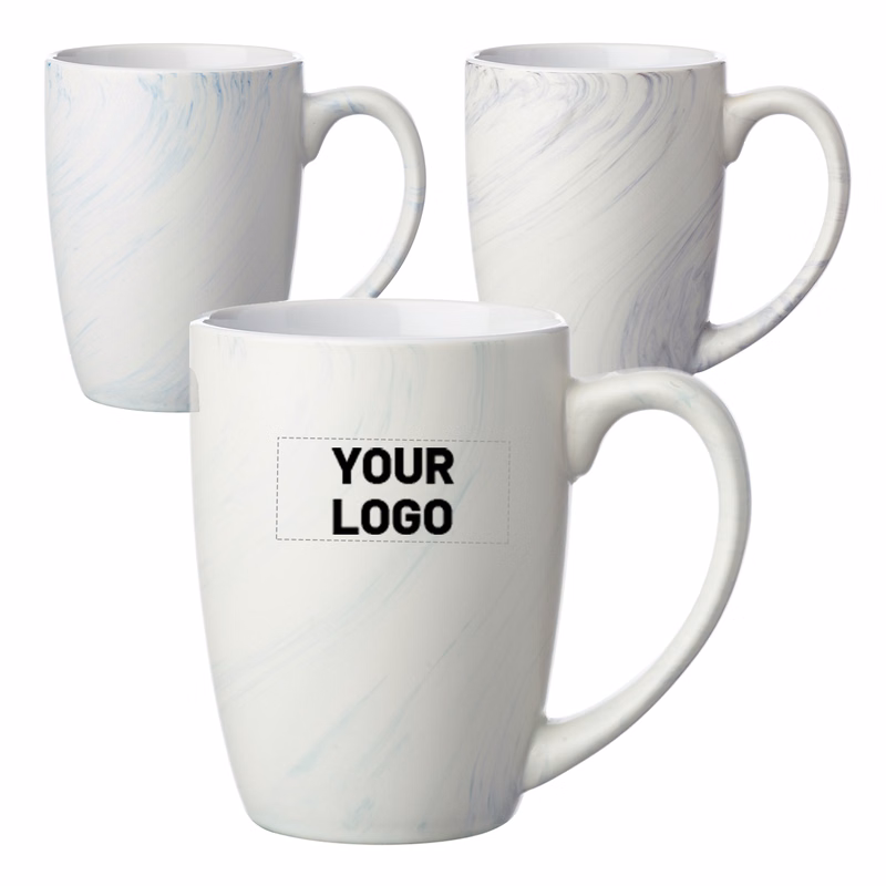 Marble Glaze Ceramic Mug, 10 oz.