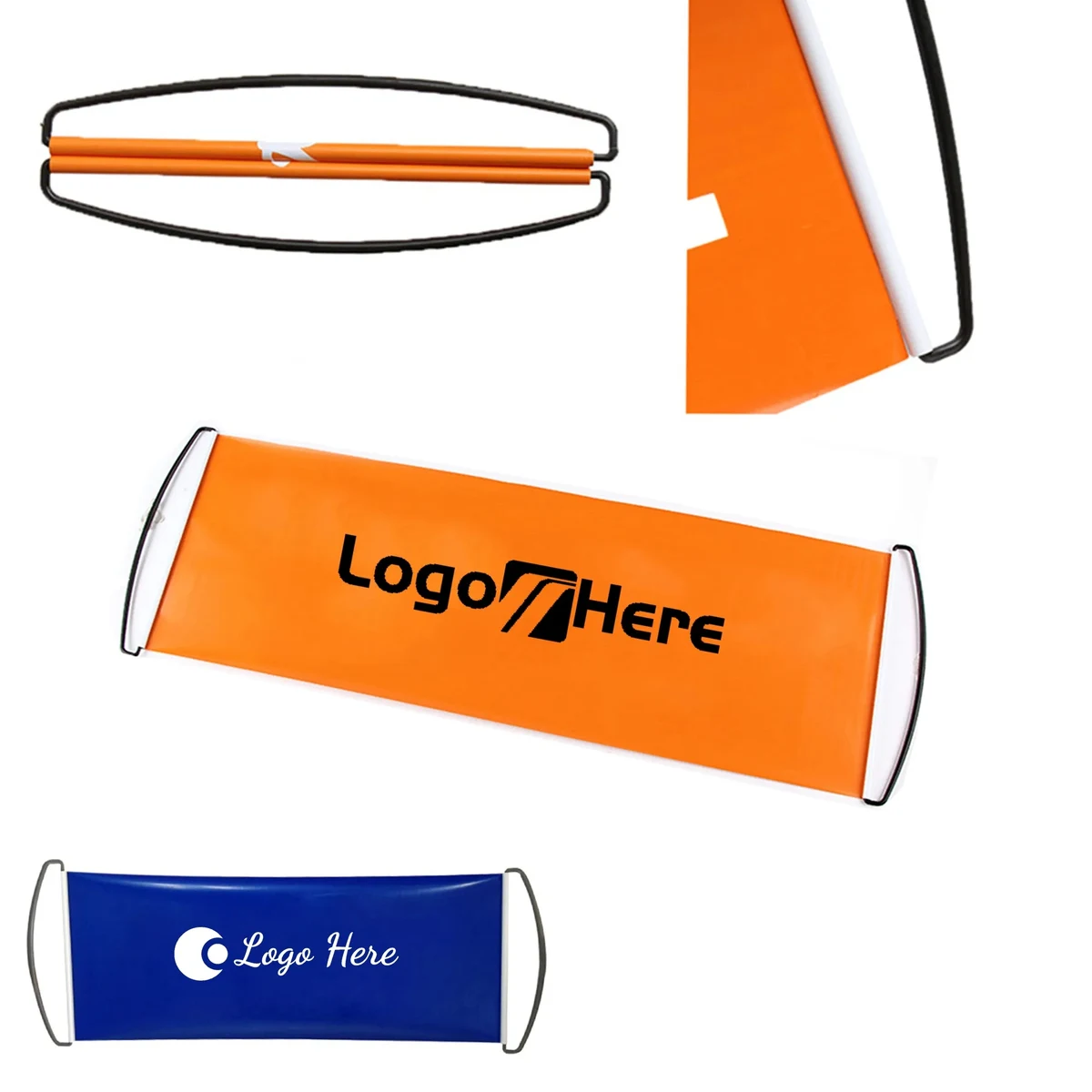 Custom Retractable Banner Hand Flag 1