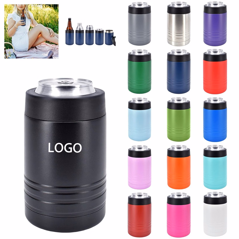 4 in 1 Vacuum Insulated Can or Bottle Cooler