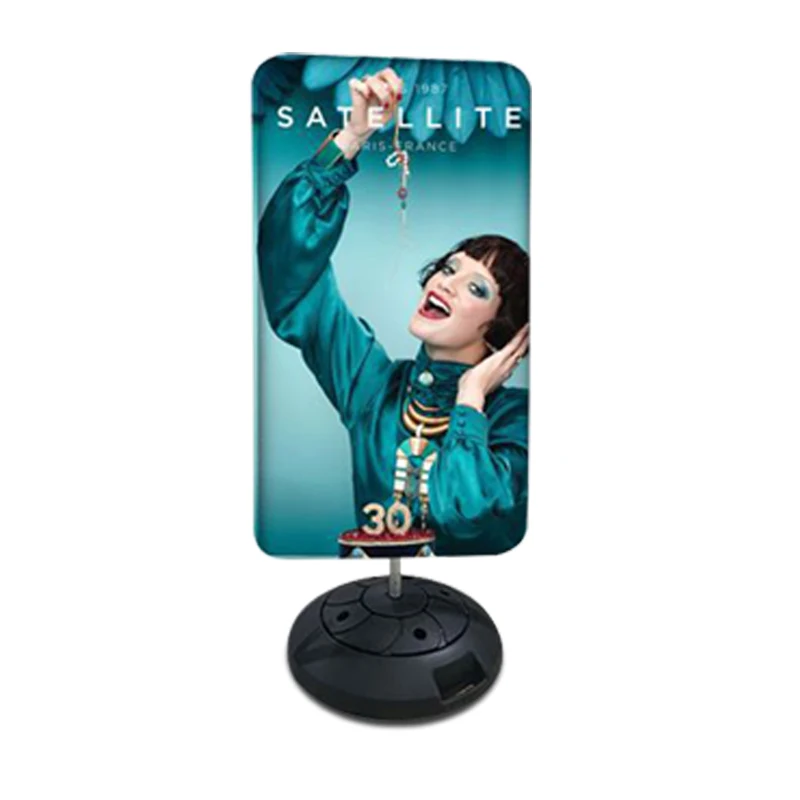 Outdoor Tubie™ Water-Base Banner Stand - 36"WX70"H 1