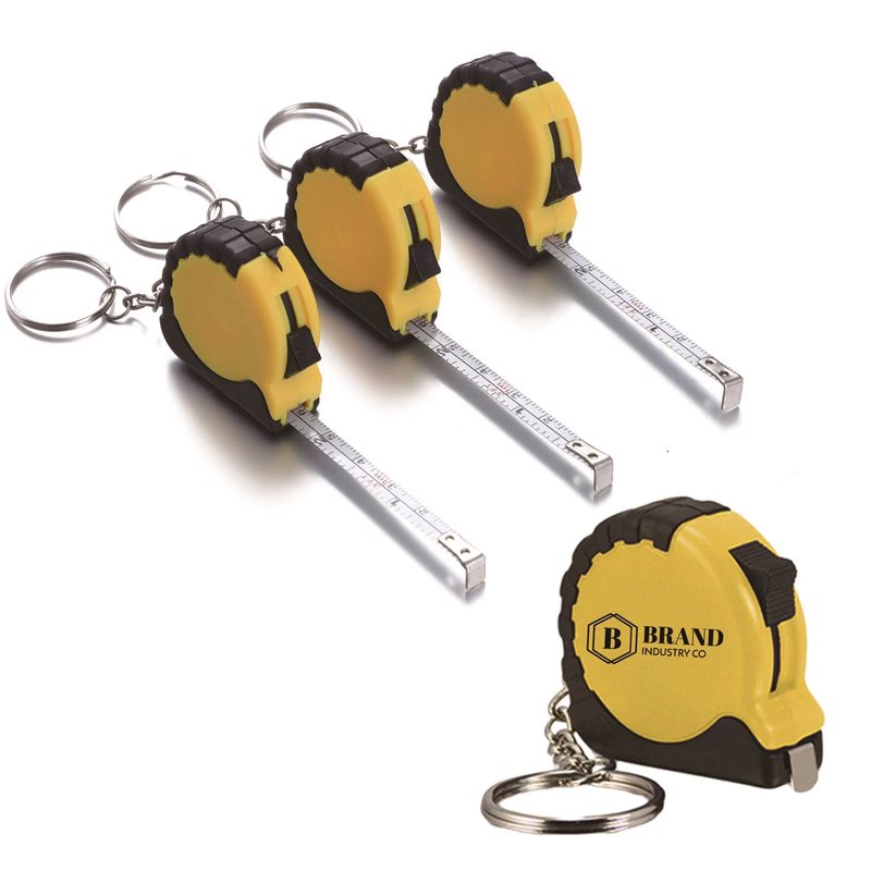 3' Steel Tape Measure Keychain